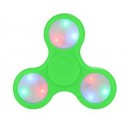 Spinner s LED světly zelený