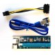 Redukce PCI Express x1 na PCI Express x16 (PCIe riser) pro těžbu kryptoměn ver.006c