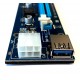Redukce PCI Express x1 na PCI Express x16 (PCIe riser) pro těžbu kryptoměn ver.006c